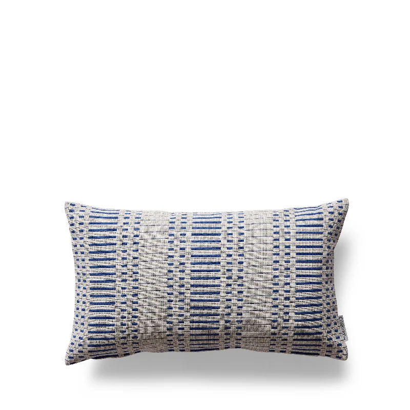 Helios Cushion in Blue Reverse