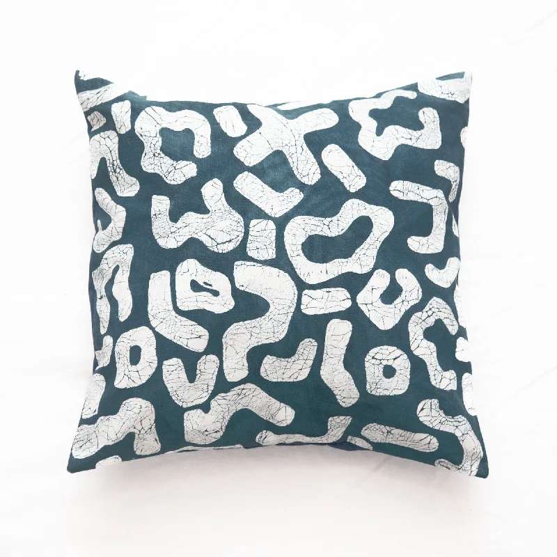 Kuba Blues Filled Indigo Cushion Cover