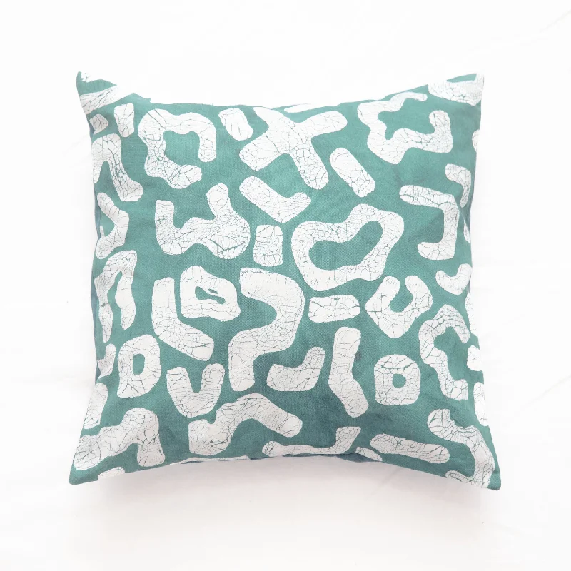 Kuba Blues Filled Light Blue Cushion Cover