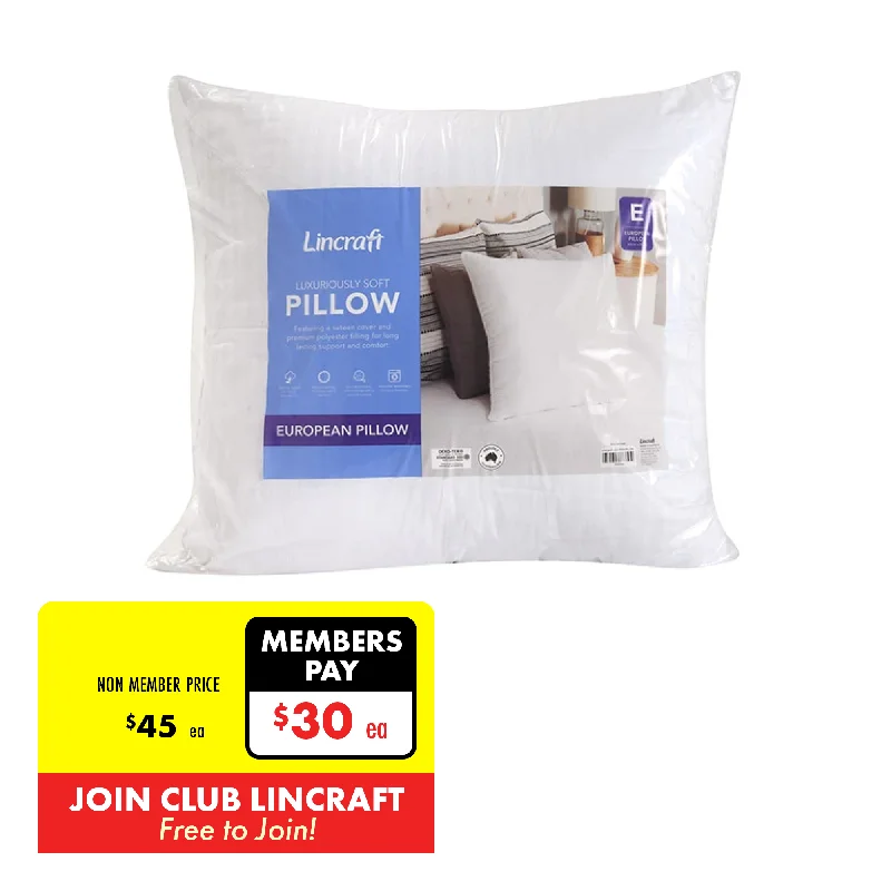 Lincraft European Pillow