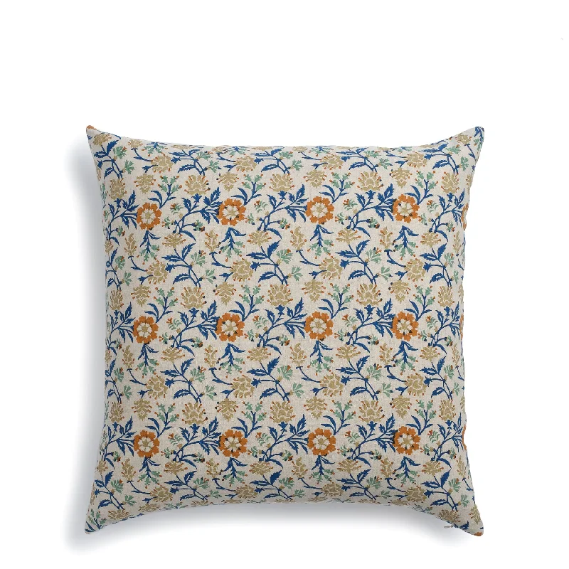 Priya Pillow in Ink Blue