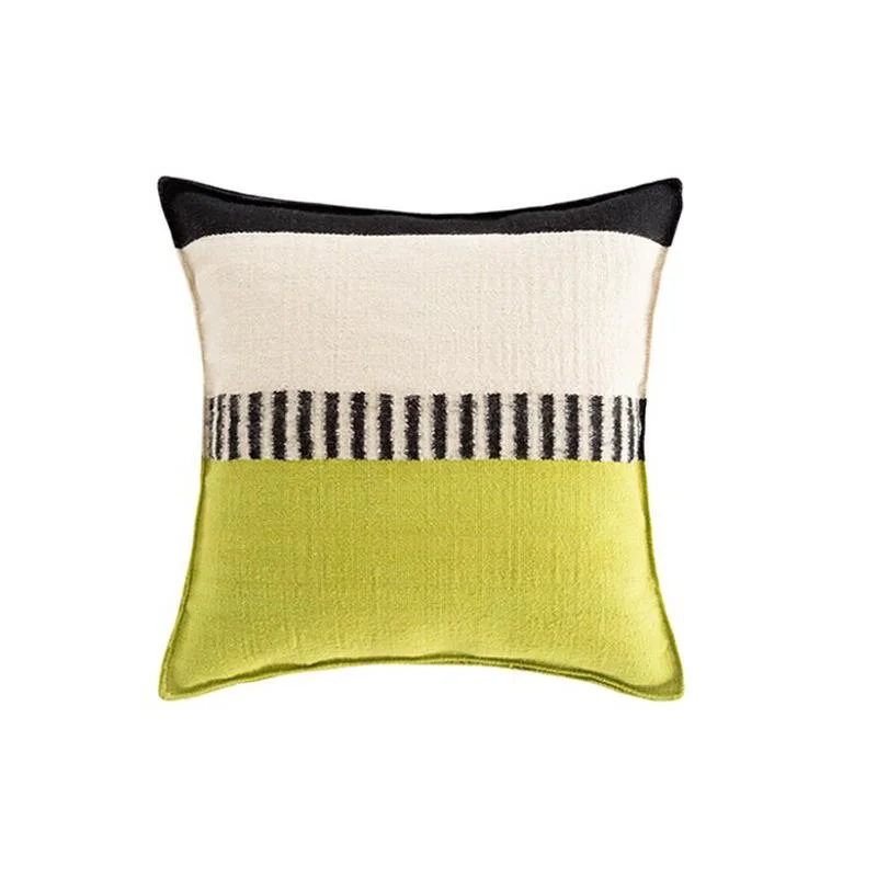 Rustic Chic Geo Pistachio Pillow