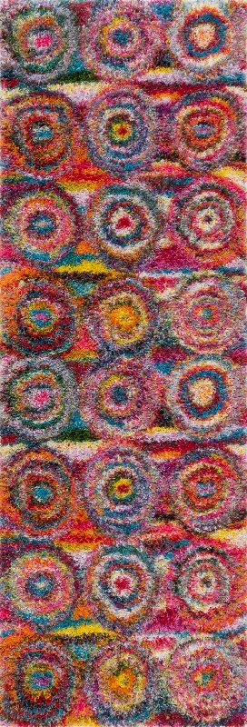 Abstract Circles Rug | Multicolor