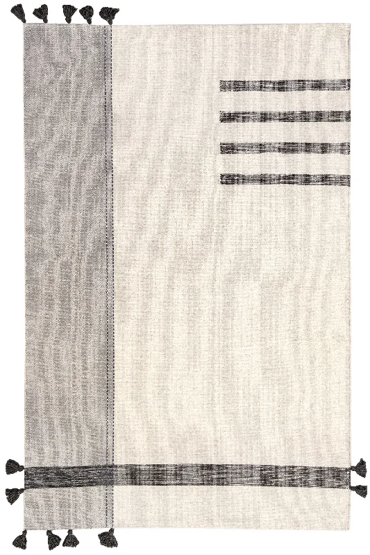 Adalynn Contemporary Stripe Rug | Ivory