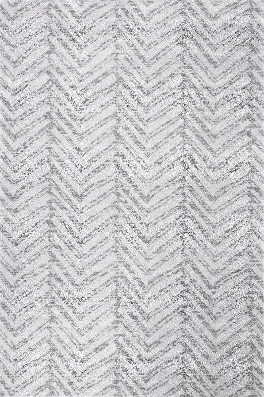 Antique Chevron Rug | Grey