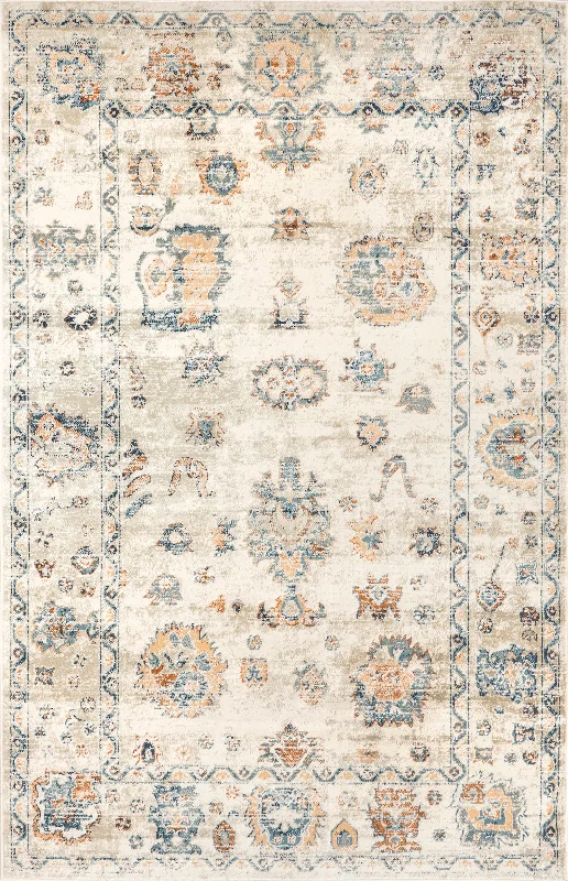 Beverly Antique Medallion Rug | Beige