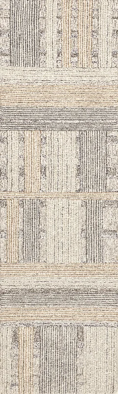 Deco Striped Tile Rug | Beige