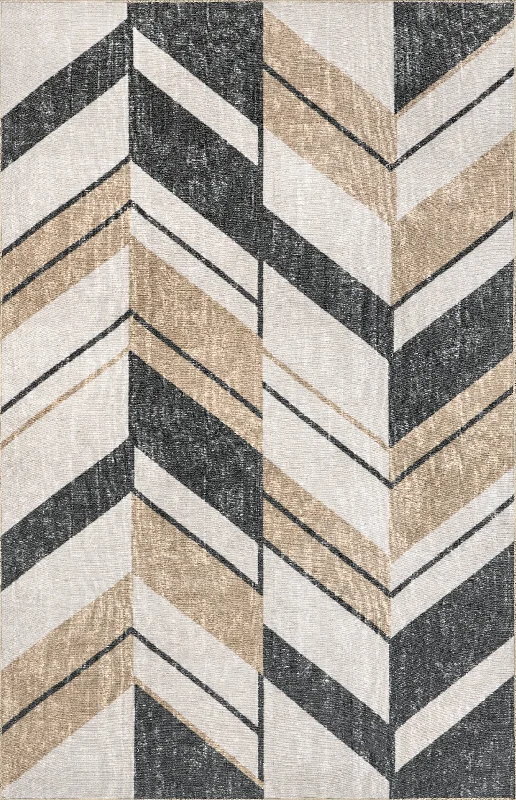 Fawn Washable Traverse Rug | Beige