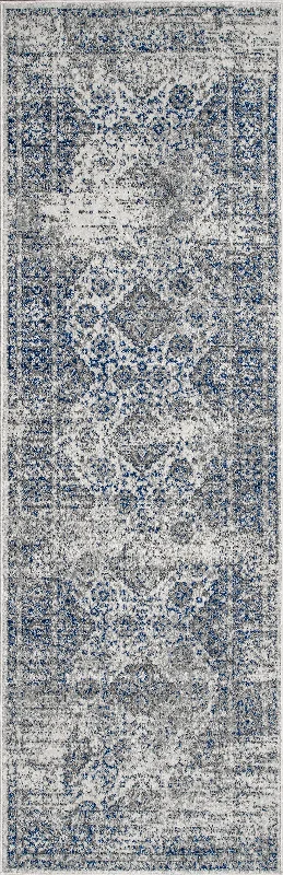 Hazy Mysterious Tarnish Rug | Blue