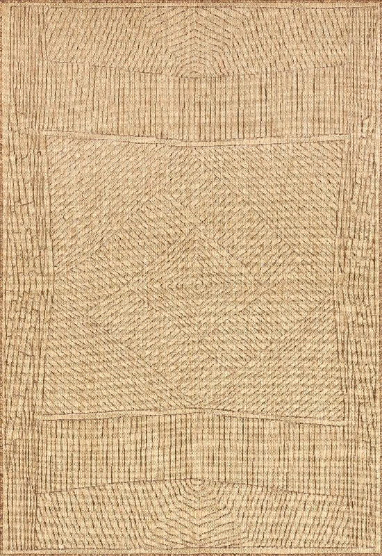 Ivette Indoor/Outdoor Retro Rug | Brown