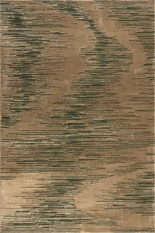 Karnali Abstract Washable Rug | Green