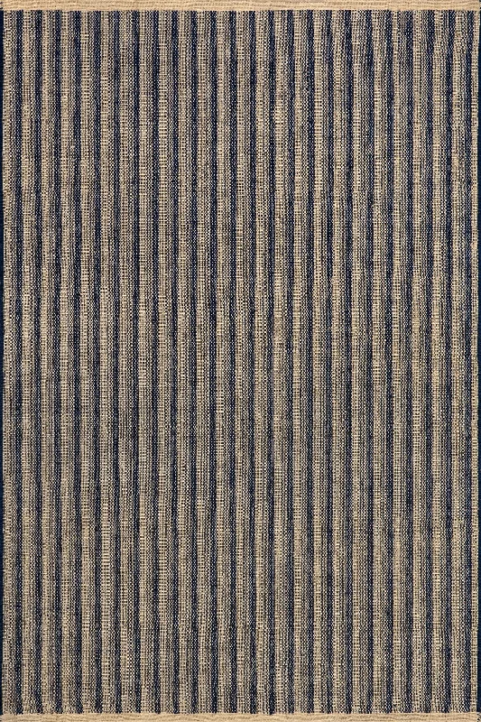 Lake Striped Jute Rug | Blue