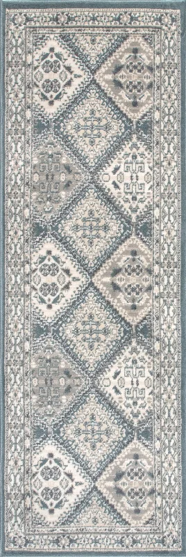 Melange Tiles Rug | Blue