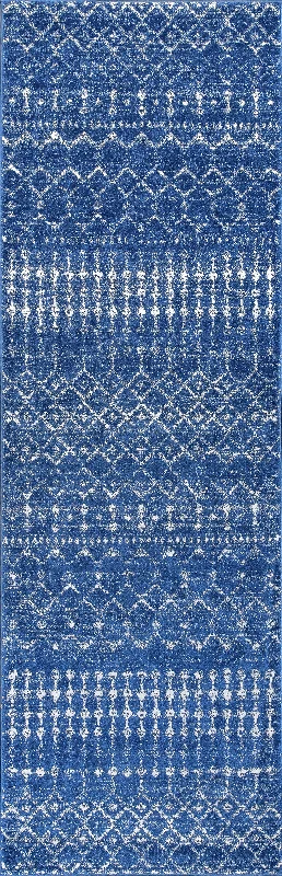 Moroccan Trellis Rug | Blue