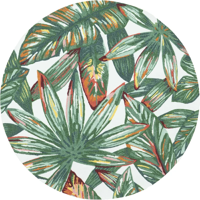 Palmetto Paradise Indoor/Outdoor Rug | Green Multicolor