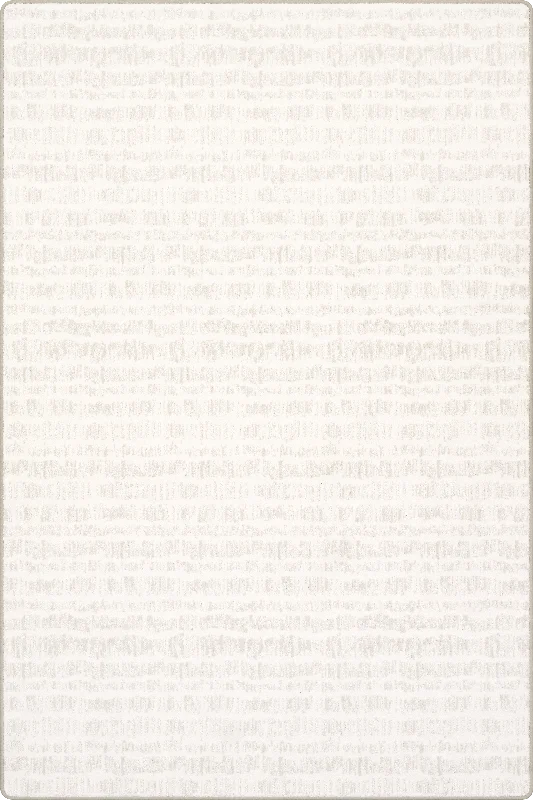 Tern Abstract Striped Custom Sample Rug | White