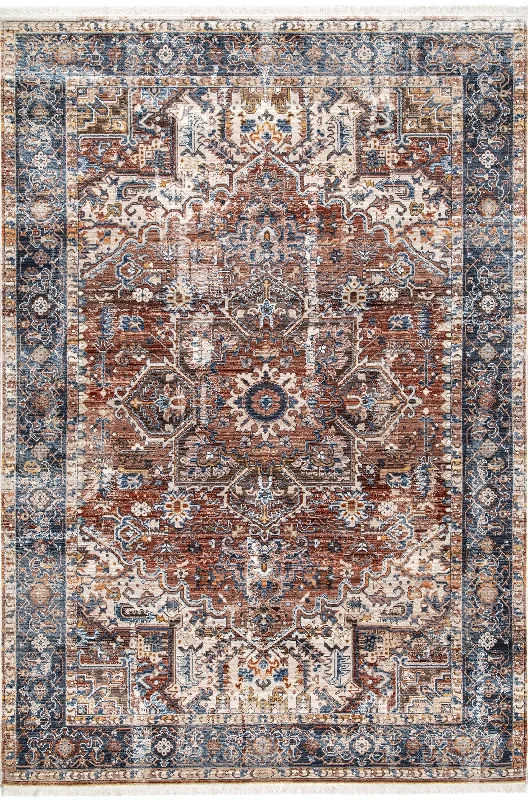 Timeworn Charm Rug | Rust