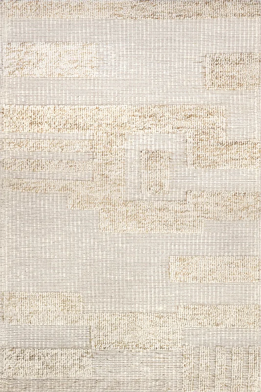 Venice Modern High-Low Rug | Ivory