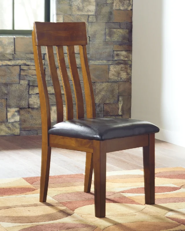 Ralene Dining  Side Chair (2/CN) Medium Brown by Ashley Furniture