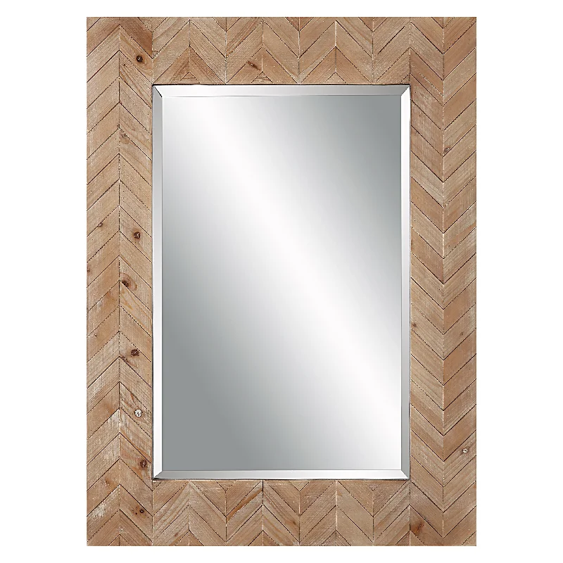 Uttermost 09767 Demetria Wooden Mirror, Small