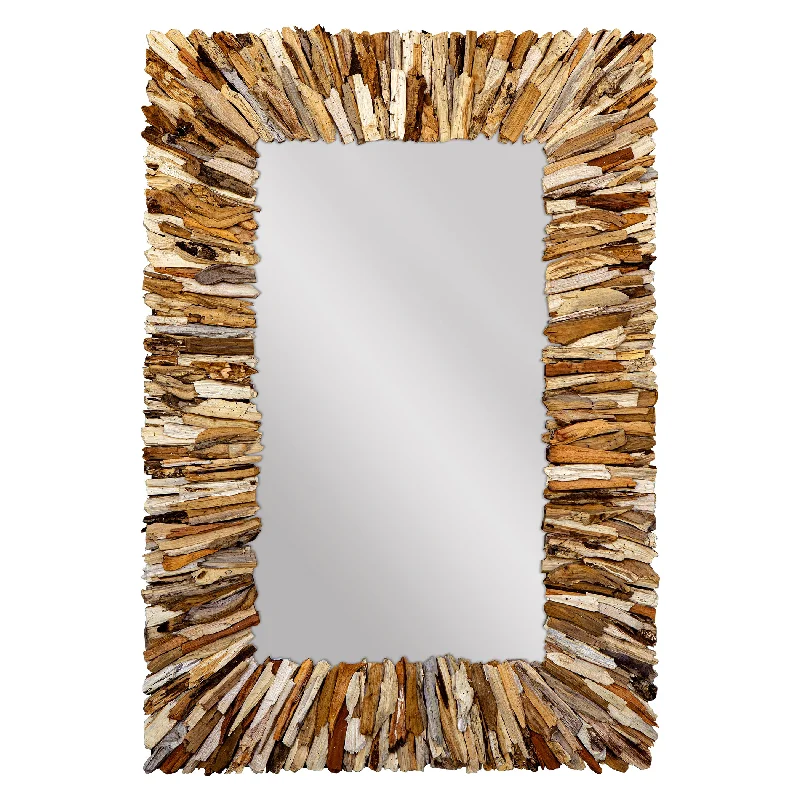 Uttermost 09783 Teak Branch Rectangular Mirror