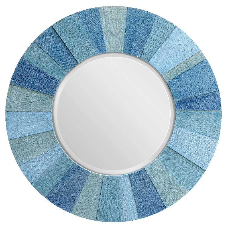 Uttermost 09786 Isle Aqua Round Mirror