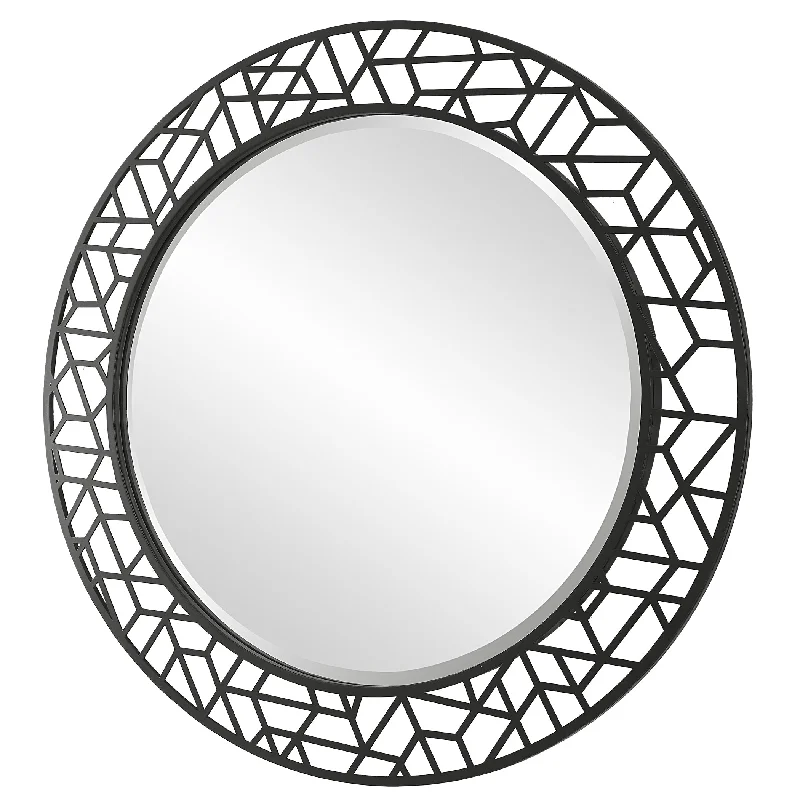 Uttermost 9907 Mosaic Metal Round Mirror