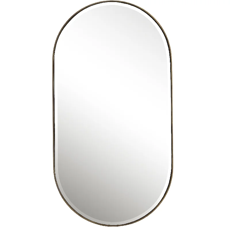 Uttermost 9914 Lago Oval Gold Mirror