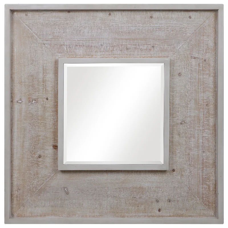 Uttermost 09638 Alee Driftwood Square Mirror