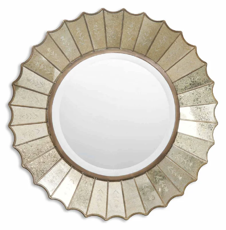 Uttermost 08028 B Amberlyn Sunburst Gold Mirror