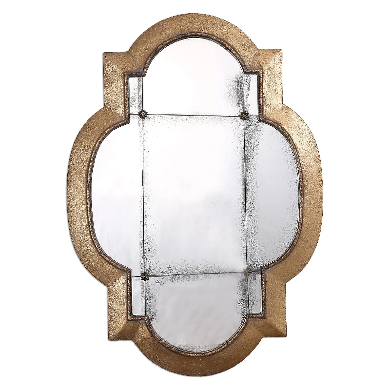 Uttermost 12931 Andorra Gold Leaf Mirror