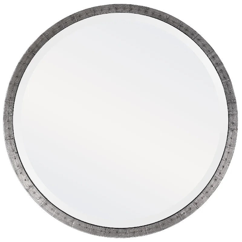 Uttermost 09645 Bartow Industrial Round Mirror