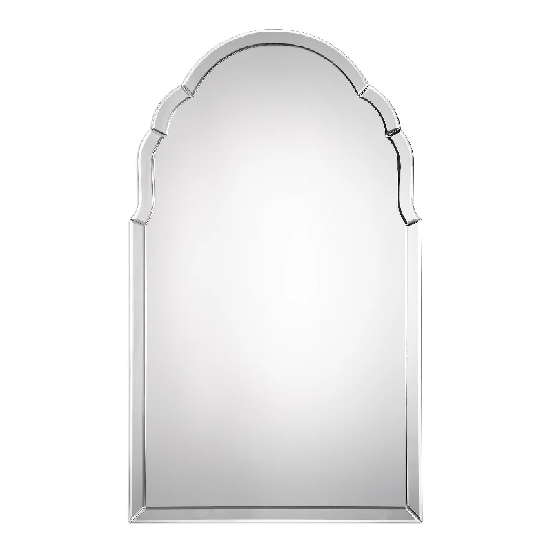 Uttermost 09149 Brayden Frameless Arched Mirror