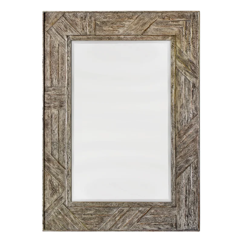 Uttermost 08146 Fortuo Mahogany Wood Mirror