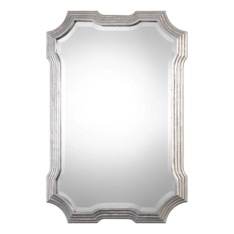 Uttermost 09178 Halima Silver Step Mirror