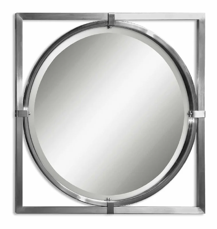 Uttermost 01053 B Kagami Brushed Nickel Mirror