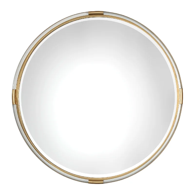 Uttermost 09333 Mackai Round Gold Mirror