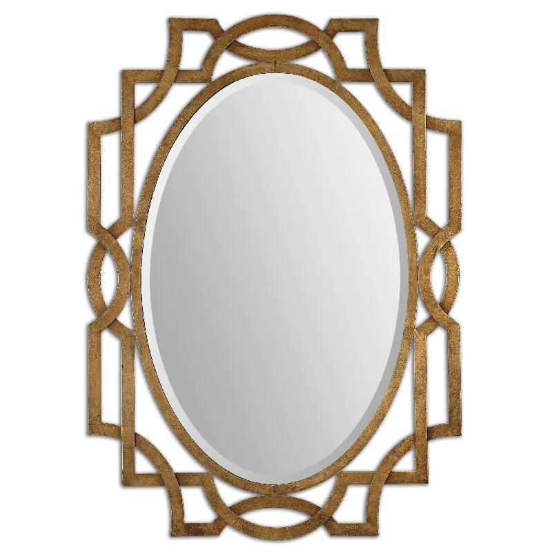 Uttermost 12869 Margutta Gold Oval Mirror