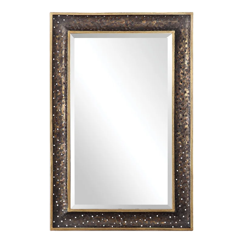 Uttermost 09495 Mauro Rustic Bronze Mirror