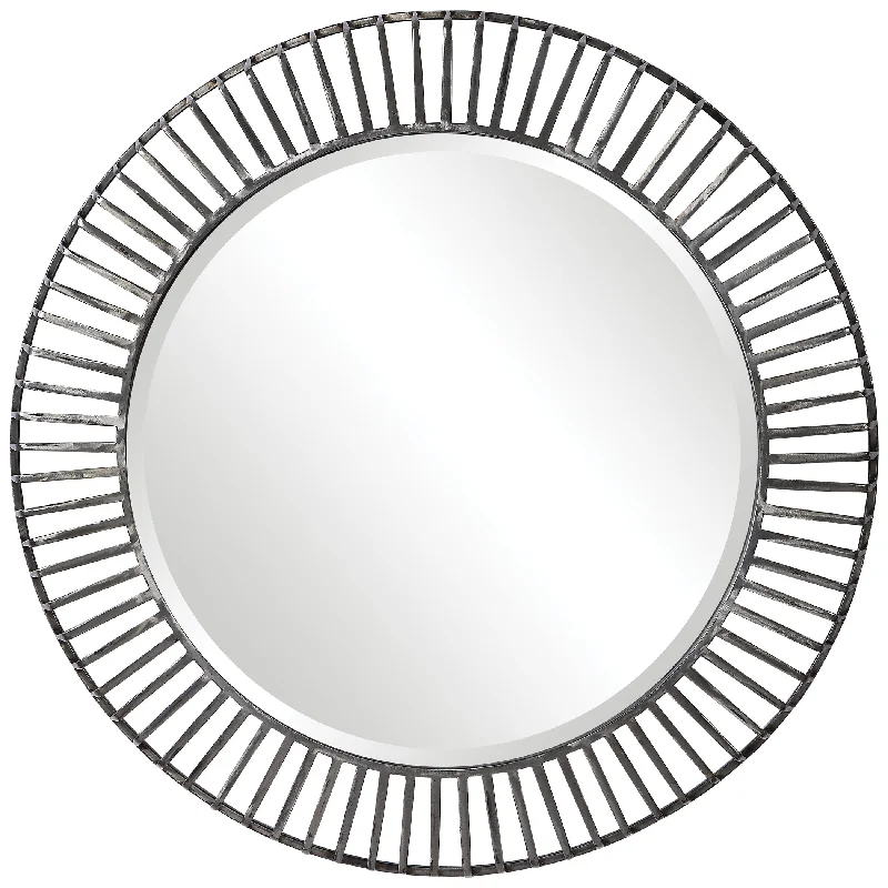 Uttermost 09588 Schwartz Metal Round Mirror