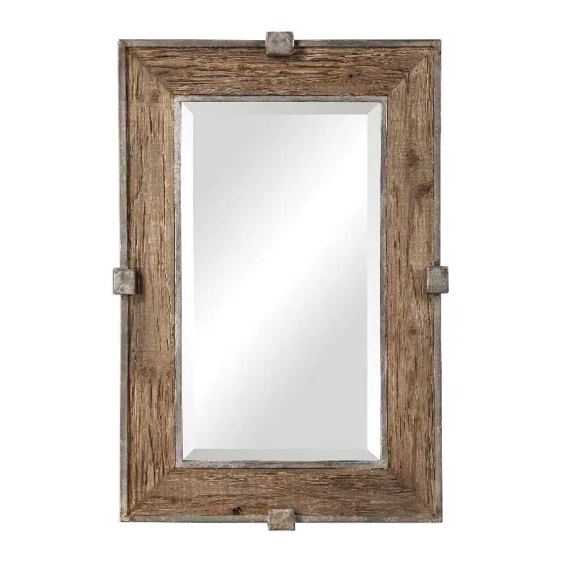 Uttermost 09433 Siringo Weathered Wood Mirror