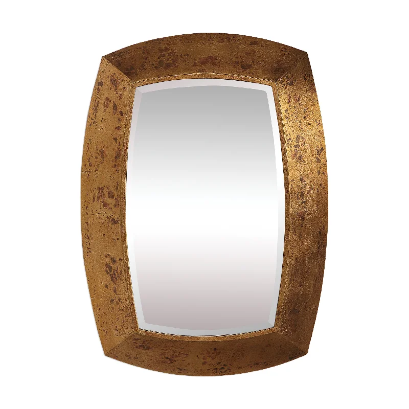 Uttermost 09493 Syrah Antique Gold Mirror