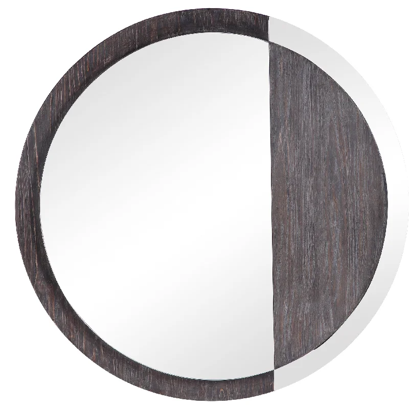 Uttermost 09601 Tajitu Modern Round Mirror