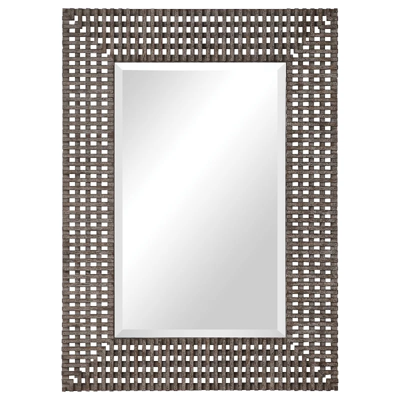 Uttermost 09557 Tarquin Crosshatched Mirror