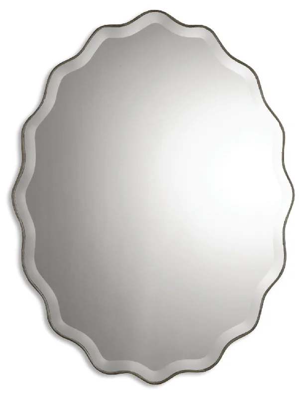 Uttermost 12704 B Teodora Ruffed Edge Mirror