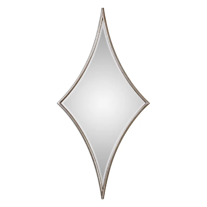 Uttermost 09125 Vesle Silver Diamond Mirror