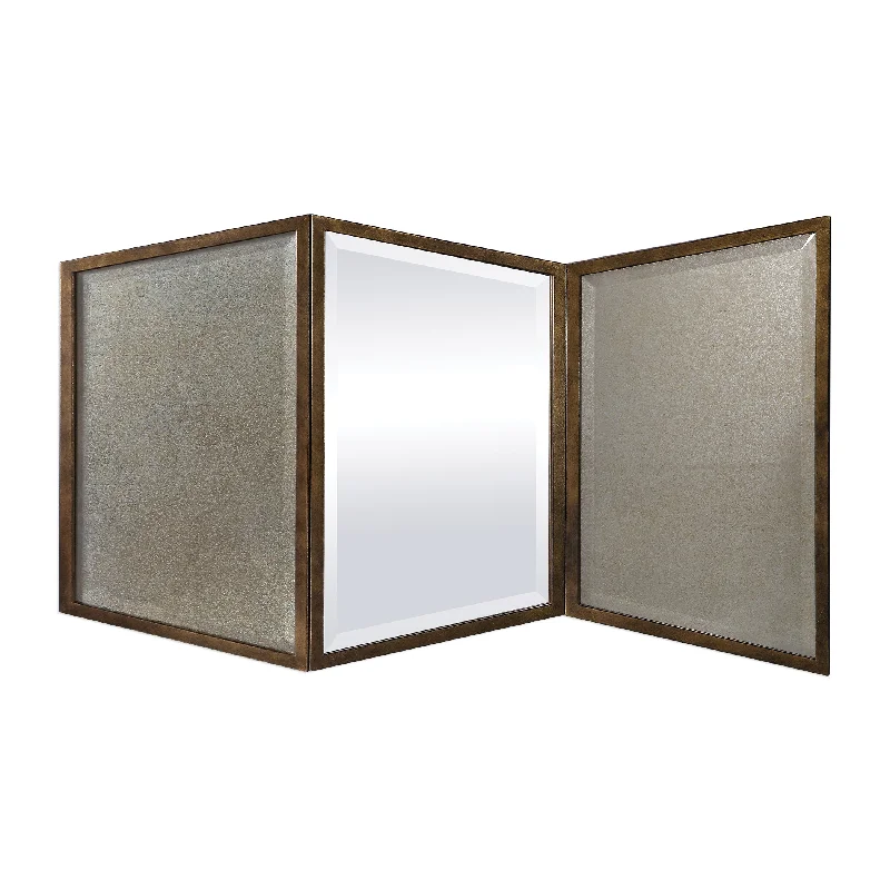 Uttermost 09476 Viva Gold Geometric Mirror