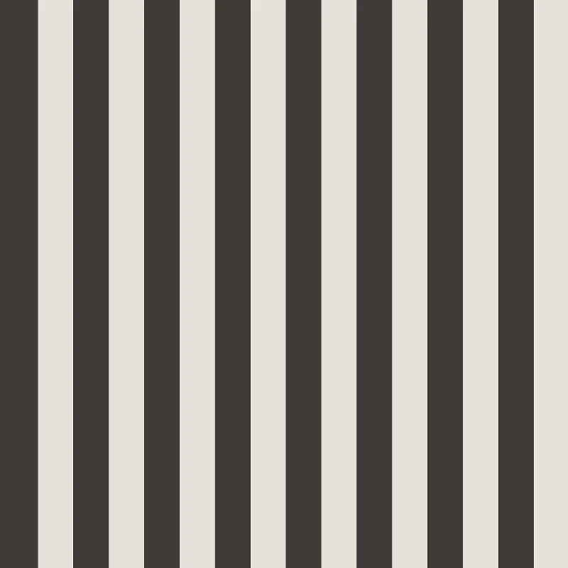 Removable Wall Paper Stripe Black