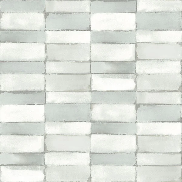 Braden Sage Tile Wallpaper from Georgia Collection