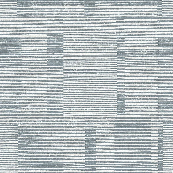 Callaway Denim Woven Stripes Wallpaper from Georgia Collection